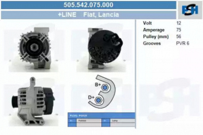 CV PSH 505542075000 -  Генератор